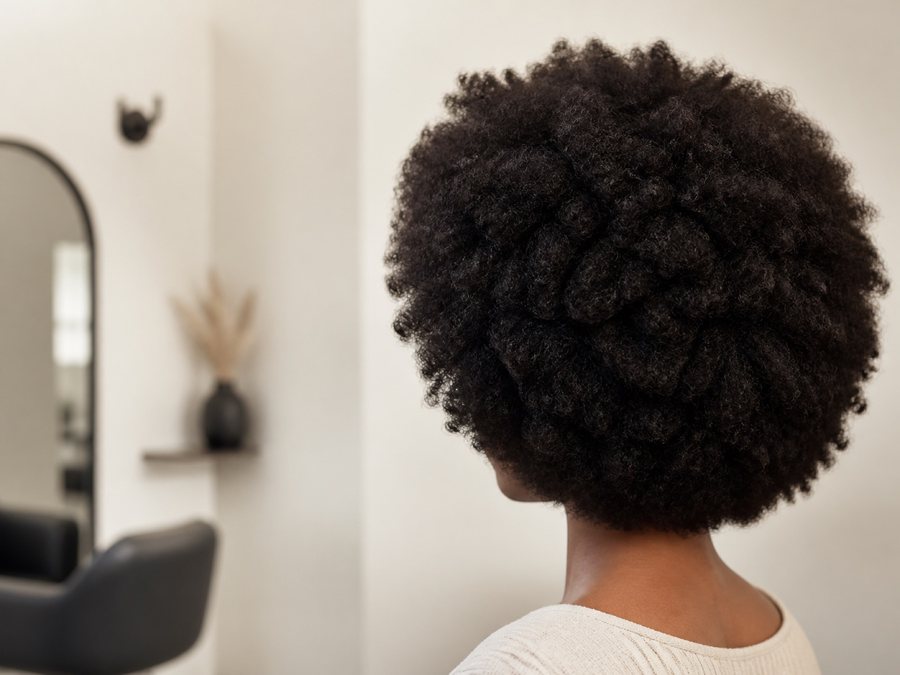Natural afro texture