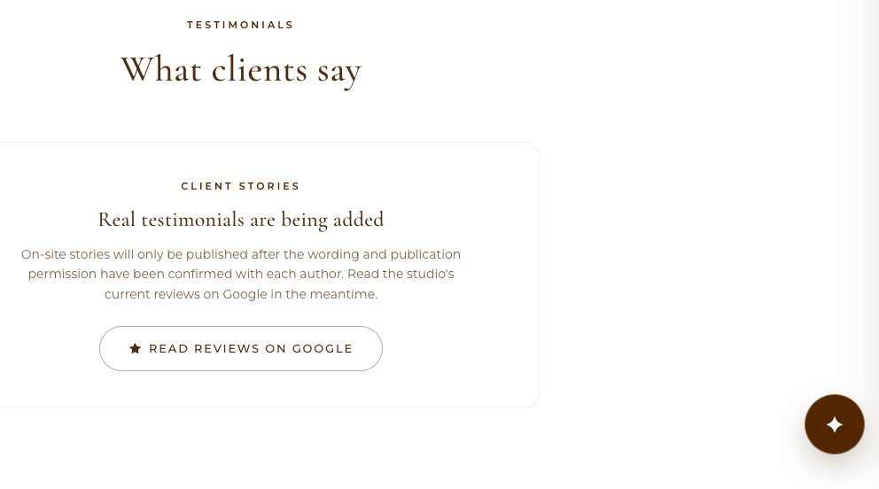 The page still says “Real testimonials are being added”.
