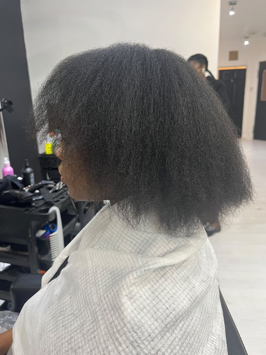 Afro, side